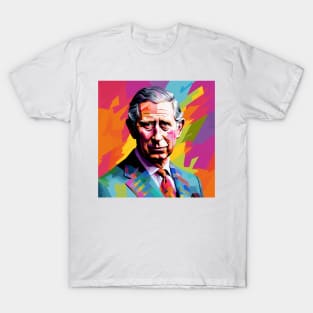 Charles III Pop Art 4 T-Shirt